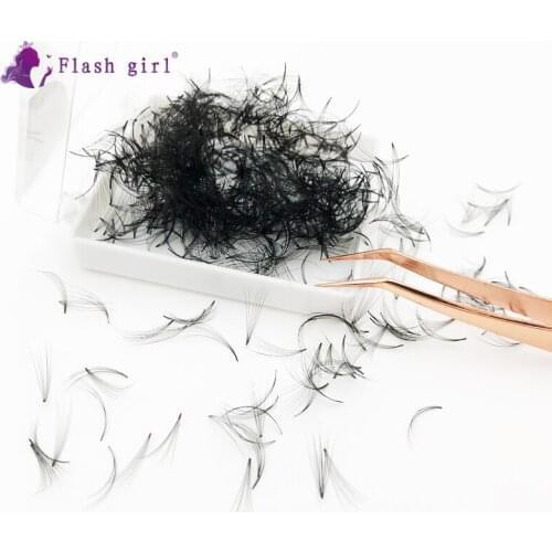 Flash girl 1000FANS extension 6D 10MM 0.07D comfort eyelashes extension fan premade