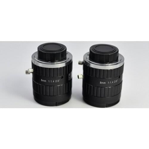 Used secondhand original MORITEX ML-C0802MP2 megapixel 8mm 1::1.4 industry C mount lens for industry camera