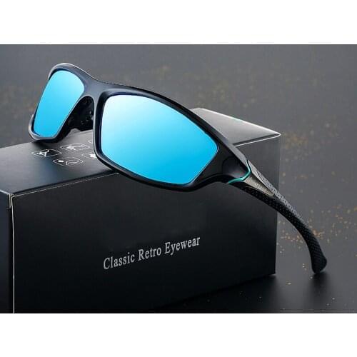 Polarized Sunglasses Men Vintage Square Mirror Sports Outdoor Driving Eyeglasses Male Sun Glasses Shades Eyewear Gafas De Sol