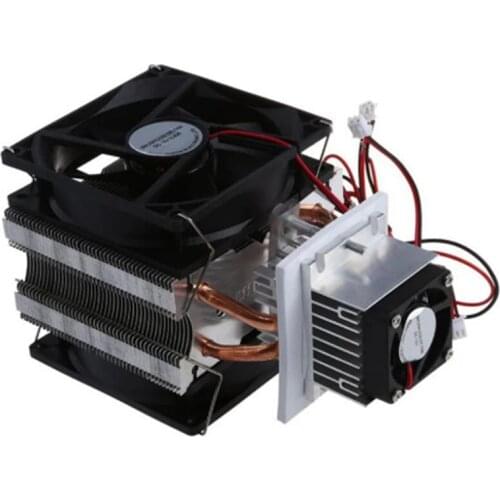 Practical Thermoelectric Peltier Semiconductor Cooler Refrigeration Cooling System Heatsink Kit Fan 12V for Air Cooling