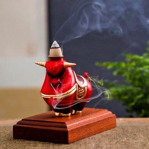 Retro Fabulous Wild Beast Incense Burners Dragon Incense Holder Incense Burner Sandalwood Censer Home Decor Decoration Craft