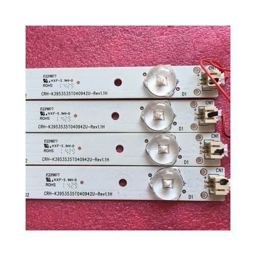 100% original & new 1set=4pcs LED Bar Light for TCL TCL L40F1880E 40L21 40H220 backlight CRH-K3953535T040942U