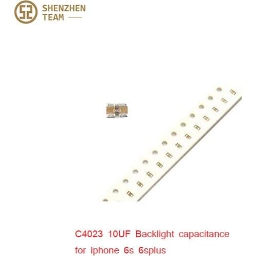 SZteam 100pcs/lot C4023 10UF 20% 35V X5R-CERM 0603 Backlight back light capacitance for iphone 6s 6splus