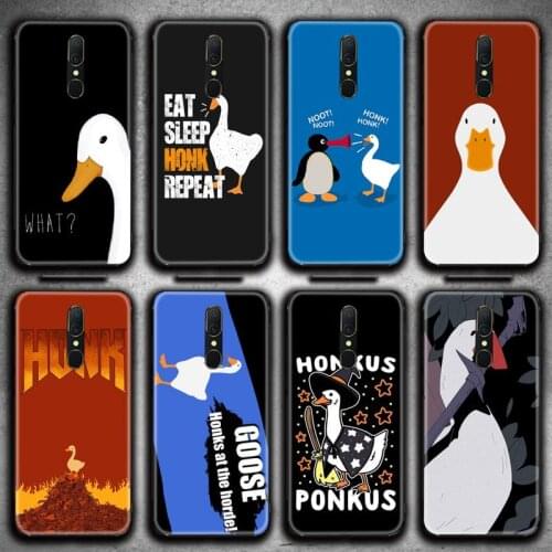 Duck Goose Game Phone Case For Oppo A5 A9 2020 Reno2 z Renoace 3pro A73S A71 F11