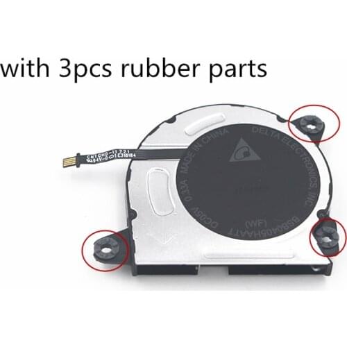 NEW Repair Parts Cooler Radiation Cooling Fan for Nintend Switch NS Switch Console Built-in Cooling Fan with Rubber Parts