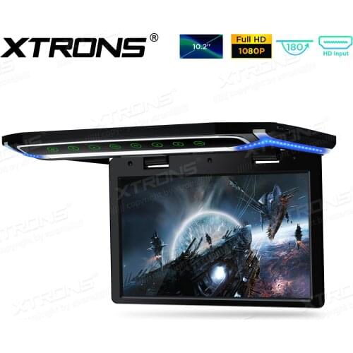 10.2" Flip Down Car Monitor Car Roof Monitor Roof Mounted Monitor with Positive and Negative Door Control Support