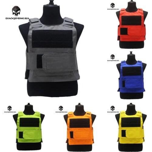Security Guard Anti-Stab Tactical Vest with two Foam Plate Military Miniature Hunting Vests adjustable shoulder straps
