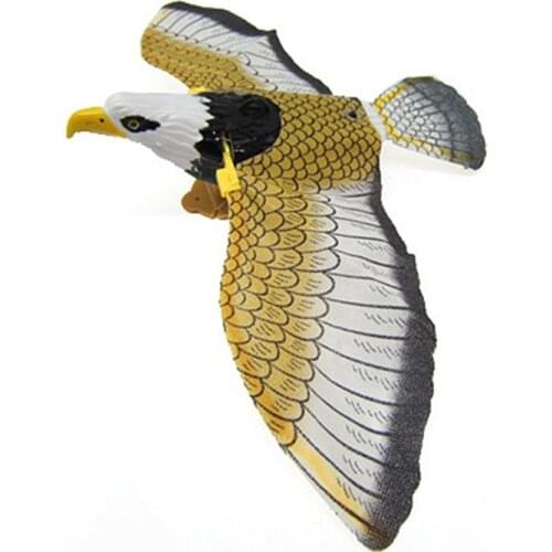 1pc Hot Sale Creative Electronic Eagle Sling Hovering Hawk Birds Toy with Flashing Sounding Electrical Pet Gifts Kids Chrismas