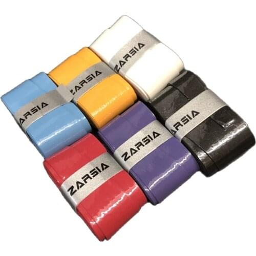 10pcs/lot)ZARSIA GM tacky feel Tennis Racket Grip Anti-skid Sweat Absorbed Wraps Taps viscous Tennis Badminton overGrips