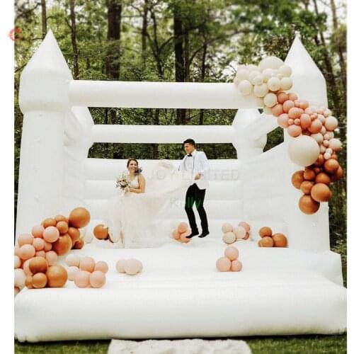 3.5*3M NEWEST WHITE WEDDING BOUNCER INFLATABLE BOUNCE HOUSE FOR KIDS BIRTHDAY PARTY RENTAL