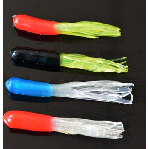 5pcs Silicone 5cm Fishing Lure Bait Soft Bait Maggot Outdoor Sports Fishing Accessories Parts