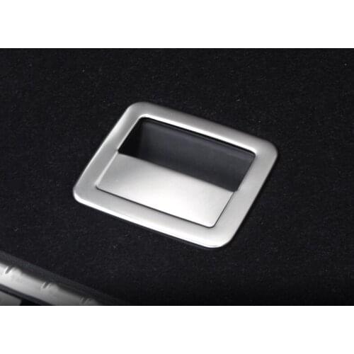 Car trunk spare parts stainless steel decorative frame for Volkswagen T-ROC T ROC 2018 accessories