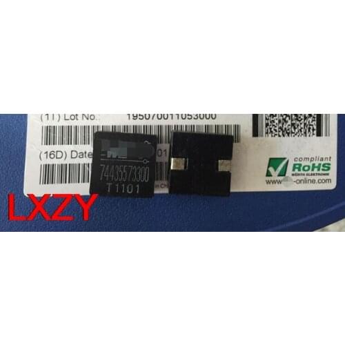 Free Shipping 10PCS/lot 74435573300 33UH 9A 18X18X9MM W E patch flat copper wire coil high current inductor