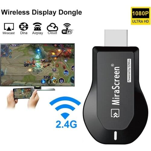 M2 Pro Display Mirror Receiver Wireless HDMI-Compatible 1080p HD TV Stick Adapter for IOS Andriod Smart Phone Home Office PC HOT