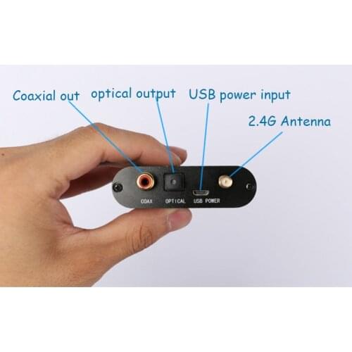 APTX HD CSR8675 Bluetooth 5.0 Wireless Receiver Adapter Stereo Coaxial Optical Digital Audio Output For TV