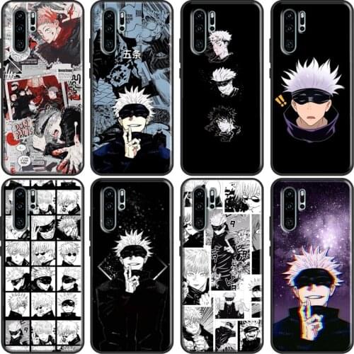 Gojo Satoru Jujutsu Kaisen Phone Case For Huawei P20 Lite P30 P40 Pro Mate 10 20 Lite P Smart 2019 2021 Back Cover