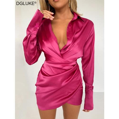 Женские рубашки с рюшами DGLUKE China At AliExpress