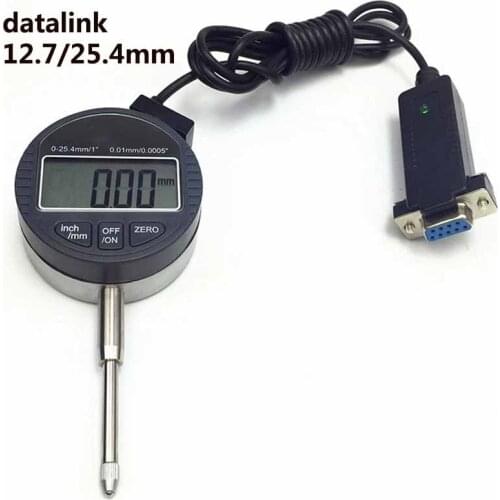 0.001mm 25.4mm/1" Digital Display Dial Indicator 0-12.7 High-Precision Electronic Digital Indicator Micrometer RS232 Data Output