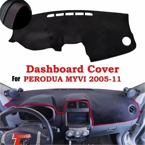 TAIJS Factory Casual Classic Leather Car Dashboard Cover For PERODUA MYVI 2005 2006 2007 2008 2009 2010 2011 Left hand drive