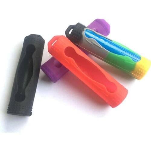 MasterFire 20pcs/lot 18650 silicone Sleeve Case 18650 Battery Rubber Holder Colorful Silicone 18650 Battery Storage Case