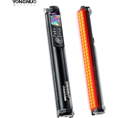 Yongnuo YN360 MINI Tube Stick Light 2700K-7500K RGB Colorful Bi-color 2600mAh Photography Lighting LED RGB Soft Light Handheld