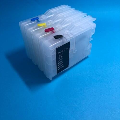 YOTAT refillable Ink cartridge LC51 LC37 LC57 LC970 LC90 LC1000 for Brother DCP-130C DCP-135C DCP-150C DCP-330C DCP-350C