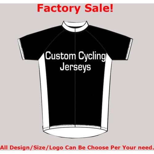 Customized Men Women Team Cycling Jersey Clothing Bicycle Short Sleeve Summer Jerseys Bike Club Bicycle Wear with DIY Pattern