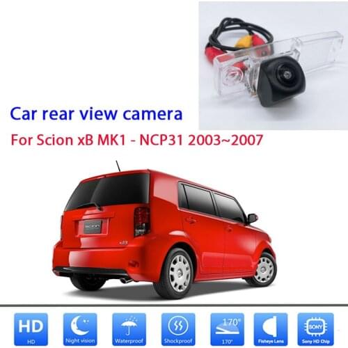 Fisheye lens starlight night vision car rear view camera For For Scion xB MK1 - NCP31 2003 2004 2005 2006 2007 HD Night Vision