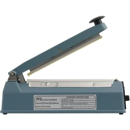 16" 600W Portable Manual Sealing Machine Light Blue US Standard