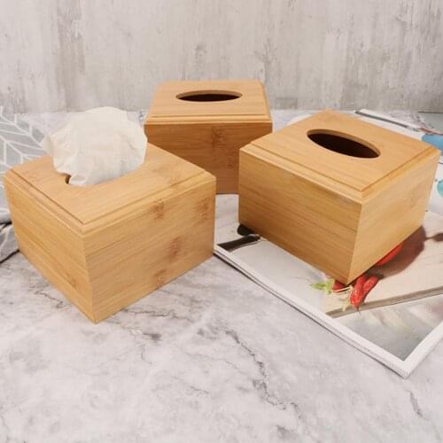 Sturdy Construction Lightweight Rectangular Tissue Storage Holder for Household