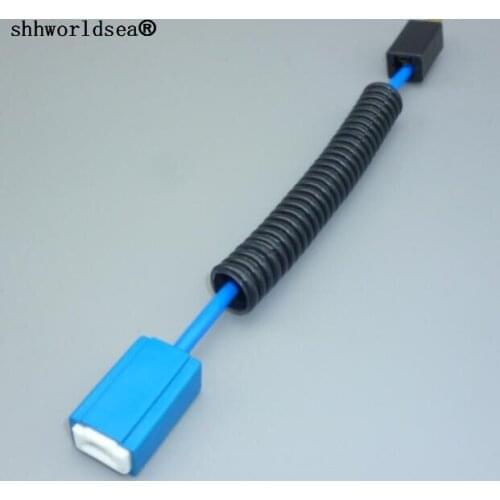 Shhworldsea 1pcs Excellent heat corrosion resistance right type H1 bulb connector male and female H1 socket H1 H3 connector