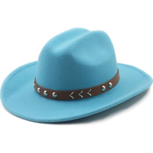 Fedora hat new wool accessories jazz style top hat ladies men cowboy hat fedora hat jazz hat knight hat шапка женская