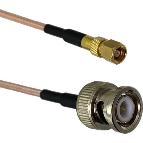 RG316 BNC Male Plug to SMC Female Jack RF Jumper pigtail Cable 6inch~3FT