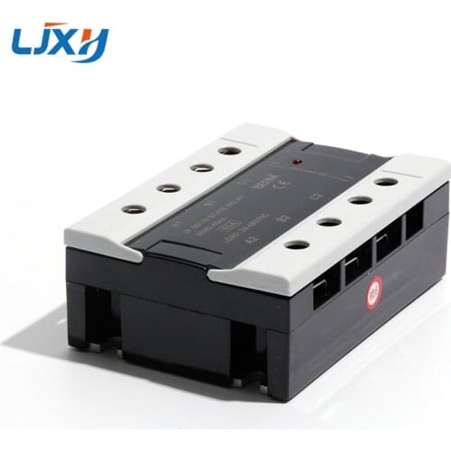 LJXH Three Phase SSR Black Input 80~250VAC Load 24~480VAC 3P Solid State Relay BRM3 10AA/25AA/40AA/60AA Electronic Parts