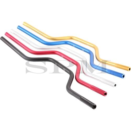 22mm Universal Motorcycle CNC Handlebar Motor Motorbike Aluminum Alloy Handlebars Moto Scooter Retro Black Anti-rust Handle Bars