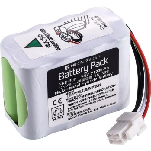 High Quality Imported Battery Cells NKB-302 Battery For Nihon Kohden OPV-1500 OPV-1500K NKB-302 X064 Vital Signs Monitor Battery