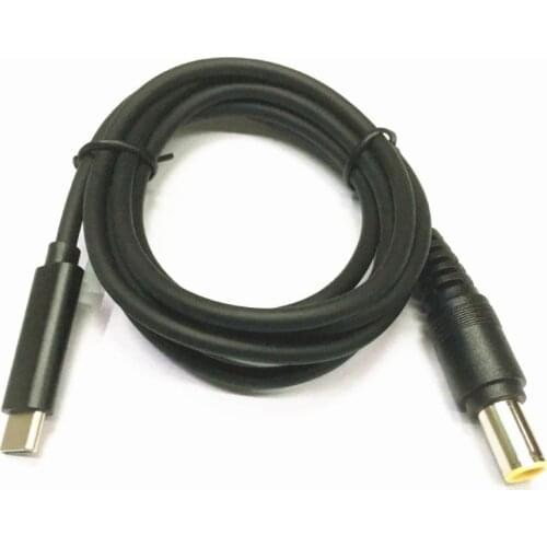 USB Type C to 7.9mm 5.5mm DC Tip Charging Cable for Lenovo 65W or below Laptops