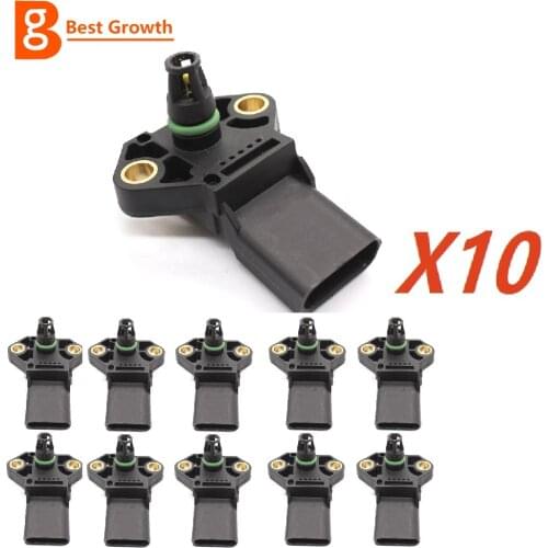 10PCS 95560618010 Intake Pressure MAP Sensor -0281002401 BG001Y072 for PORSCHE CAYENNE (955) 3.0 TDI 2002-2010