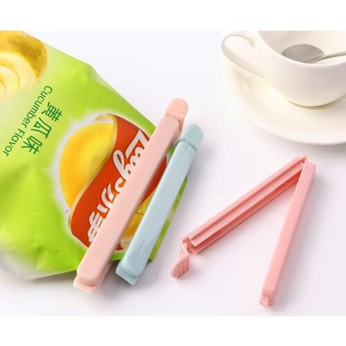 10 Pcs/set Portable Kitchen Storage Food Snack Sealing Bag Clips Food Seal Clip Plastic Tool Kitchen Accessories