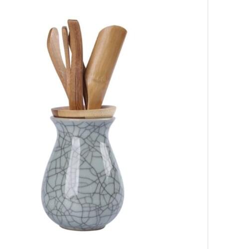 2018 new arrival coffee and tea tools bamboo sets for tea ceremony ceramic tea accessories