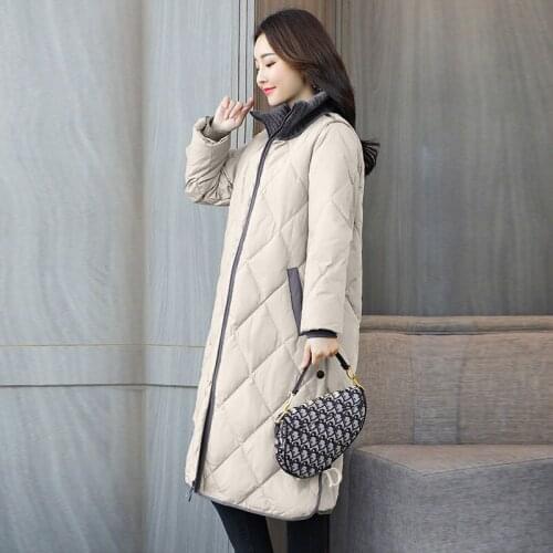 2020 Women Winter Coat Stand Collar Down Parka Women Light Long Jacket Coat Elegant Women Coat Casaco Feminino Down Jacket