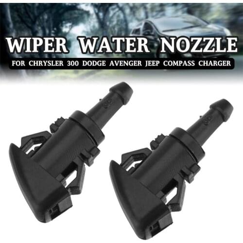 4805742AB 47186 4805742 Car Windshield Washer Wiper Water Spray Nozzle for Jeep Compass Chrysler Dodge Magnum Charger Avenger