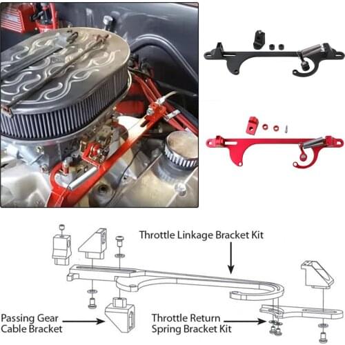 Auto 4150 4160 Throttle Valve Base Aluminum Throttle Cable Bracket Carburetor