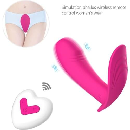 Wireless Remote Control Wearable Panties Dildo Vibrators Sex Toys Shop For Women Female Adults Couple Vagina G Spot Masturbators