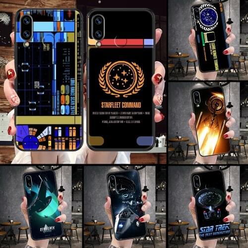 Stars and Treks Phone Case For Huawei Honor 6A 7A 7C 8A 8X 8 9 9X 10 10i 20 Lite Pro black silicone shell 3D bumper fashion
