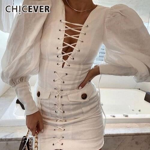 Модные летние платья CHICEVER China At AliExpress