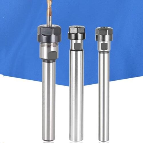 Collet Chuck Holder C8 C10 C12 C16 C20 C25 for ER8 ER11 ER16 ER20 Collet 100L 150 200 Extension Straight Shank ER11A ER16A ER20A