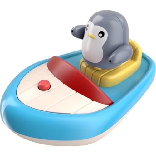 Bath Toy Cartoon Penguin Toy Bite-free for Swimming Pool Detachable Sprinkler 69HE