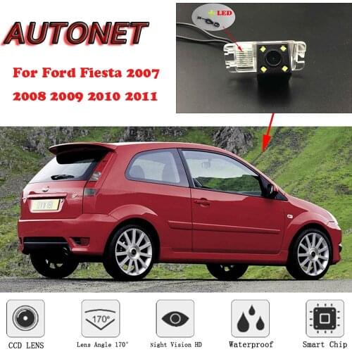 AUTONET Backup Rear View camera For Ford Fiesta 2007 2008 2009 2010 2011 Night Vision/parking Camera or Bracket