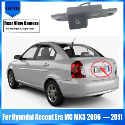 HD rear Camera For Hyundai Accent Era MC MK3 2006 2007 2008 2009 2010 2011 Night Vision Backup Parking Reversing Camera